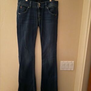Hudson Jeans Dark Blue Flare & Wide Leg